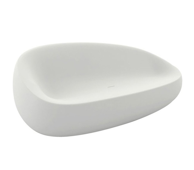 VONDOM canapé STONES COLLECTION (Blanc - Polyéthylène)