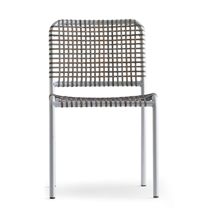 GERVASONI chaise ALLU 223 I (Gris - aluminium / Parchemin)