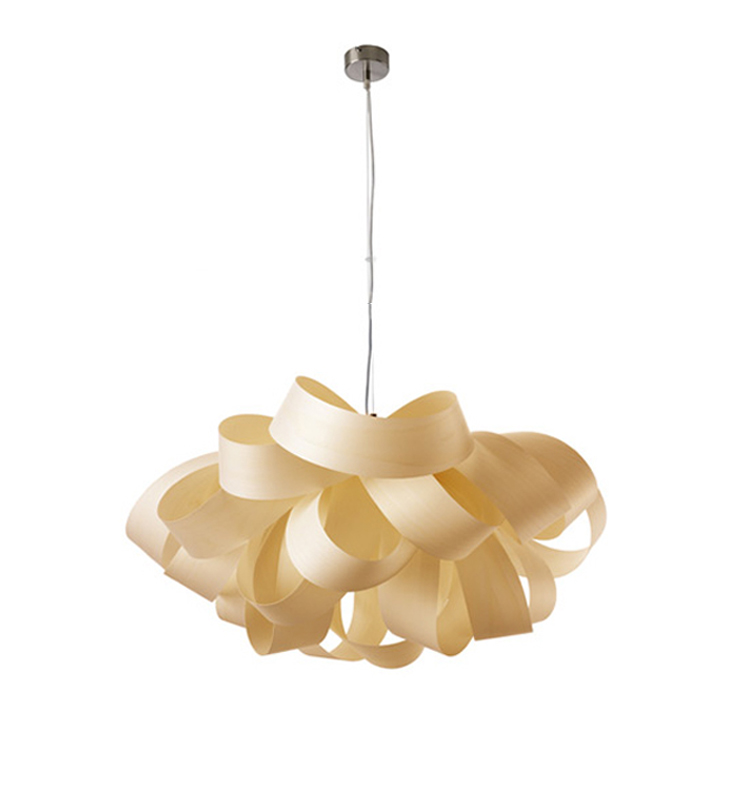 LZF LUZIFER lampe à suspension AGATHA SMALL (Hêtre - Vernis à bois)