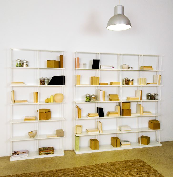 KRIPTONITE bibliothèque murale KROSSING MAXI H 203 cm avec base pour support au sol