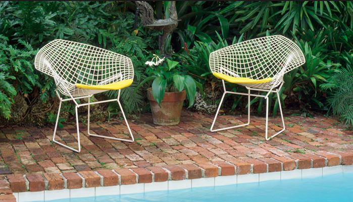 KNOLL armchair wirh cushion BERTOIA DIAMOND