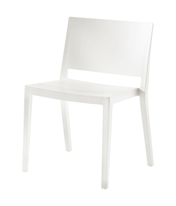 KARTELL set de 2 chaises LIZZ MAT (Blanc Opaque - technopolymères)