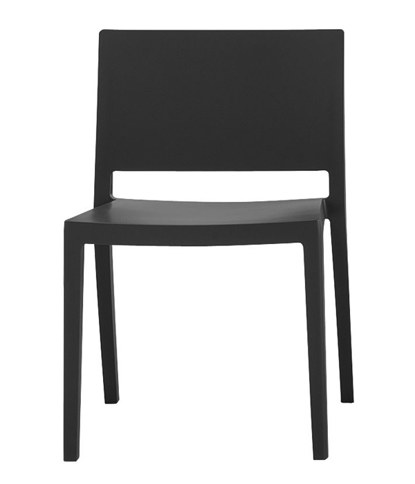 KARTELL set de 2 chaises LIZZ MAT (Noir mat - technopolymères)