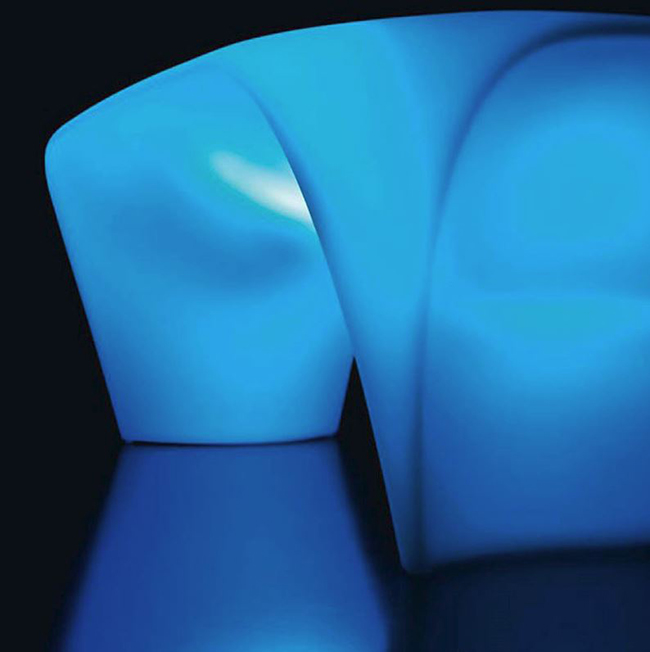 MYYOUR coffee table with LED RGB light LILY