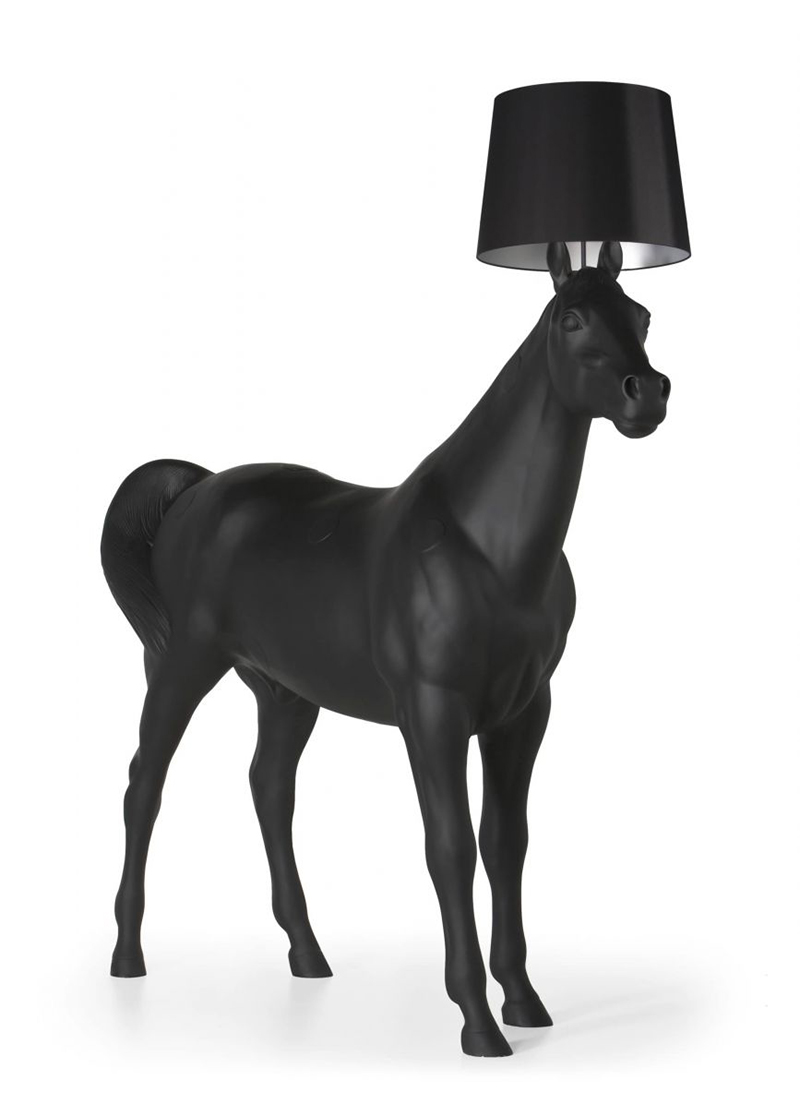 MOOOI lampadaire HORSE LAMP (Noir - polyester)