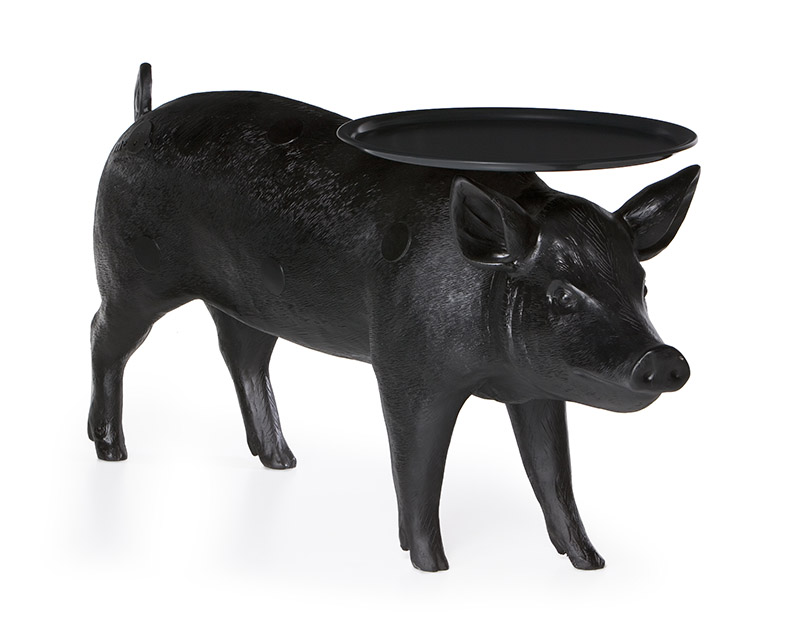 MOOOI table basse PIG TABLE (Noir - Fibre de verre et ABS)