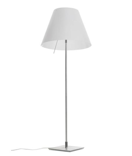 LUCEPLAN lampadaire GRANDE COSTANZA D13G T.I. (Blanc - aluminium et polycarbonate)