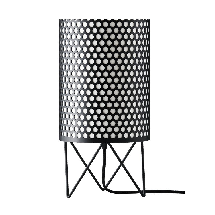 GUBI lampe de table PEDRERA ABC (Noir - Métal)