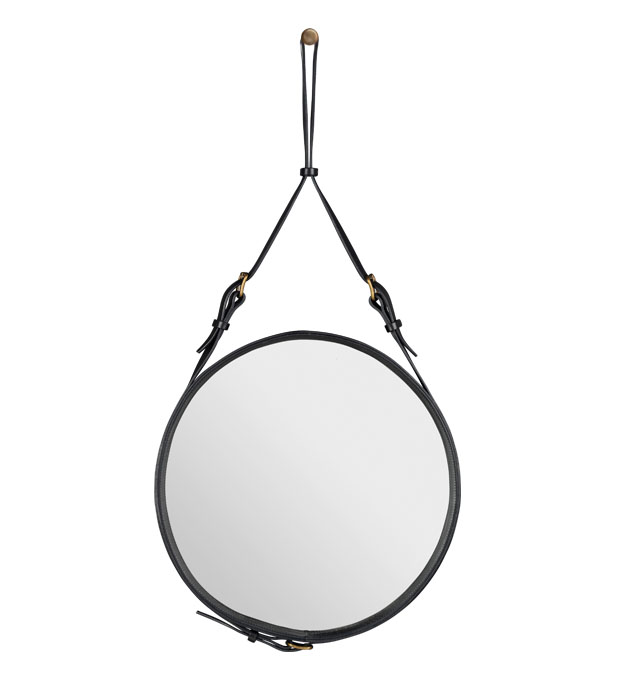 GUBI miroir mural ADNET CIRCULAIRE Ø 45 cm (Black - Verre)