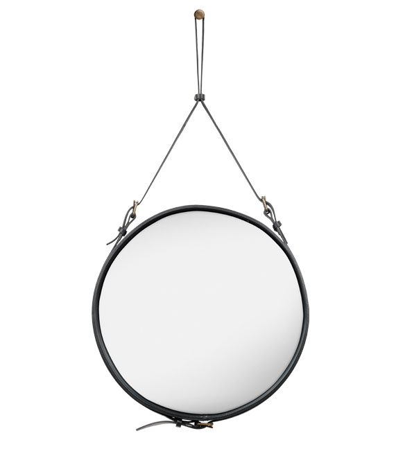 GUBI miroir mural ADNET CIRCULAIRE Ø 58 cm (Black - Verre)