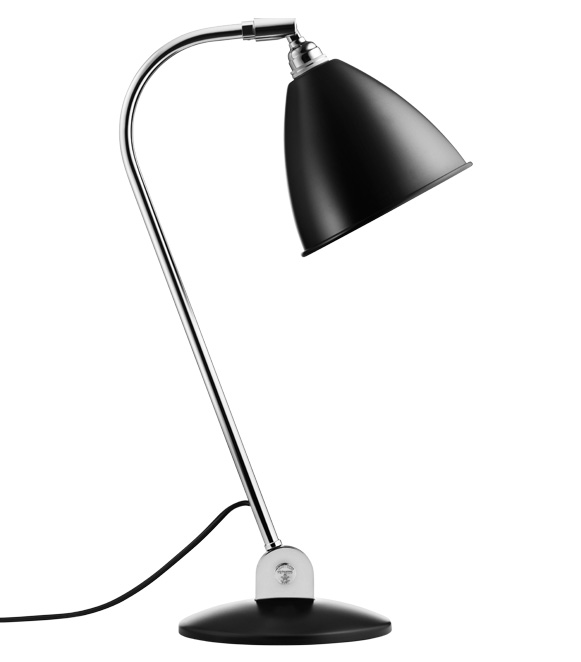 GUBI lampe de table BESTLITE BL2 (Noir / Chromé - Métal)