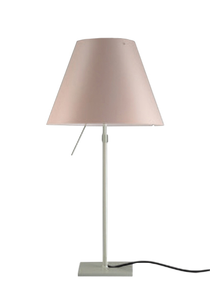 LUCEPLAN lampe de table COSTANZINA MEZZO TONO ROSE PÂLE D13 pi/1/2