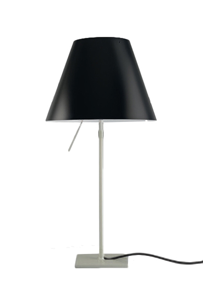 LUCEPLAN lampe de table COSTANZINA RADIEUSE NOIR REGLISSE D13 pi/1/2