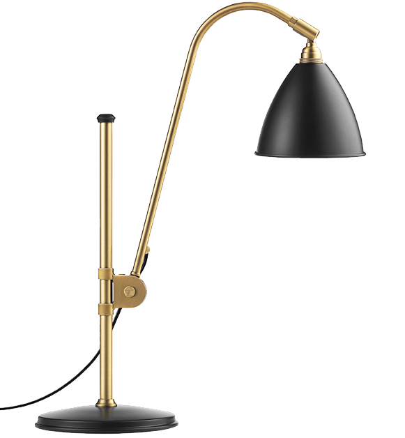 GUBI lampe de table BESTLITE BL1 (Anthracite / Laiton - Métal)
