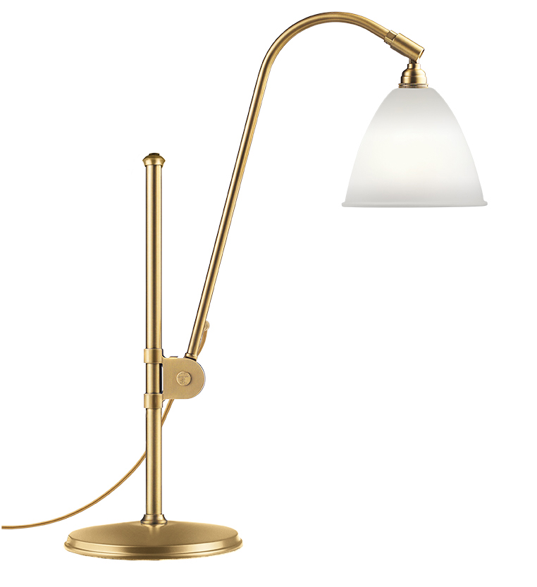 GUBI lampe de table BESTLITE BL1 (Porcelaine fine / Laiton - Métal)