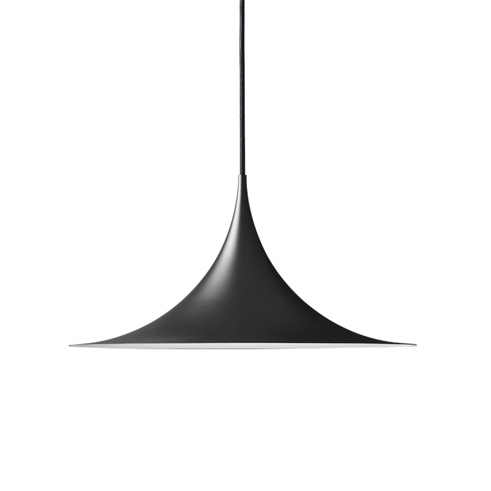 GUBI lampe à suspension SEMI Ø30 cm (Noir - Métal)