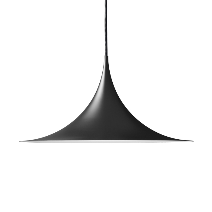 GUBI lampe à suspension SEMI Ø47 cm (Noir - Métal)