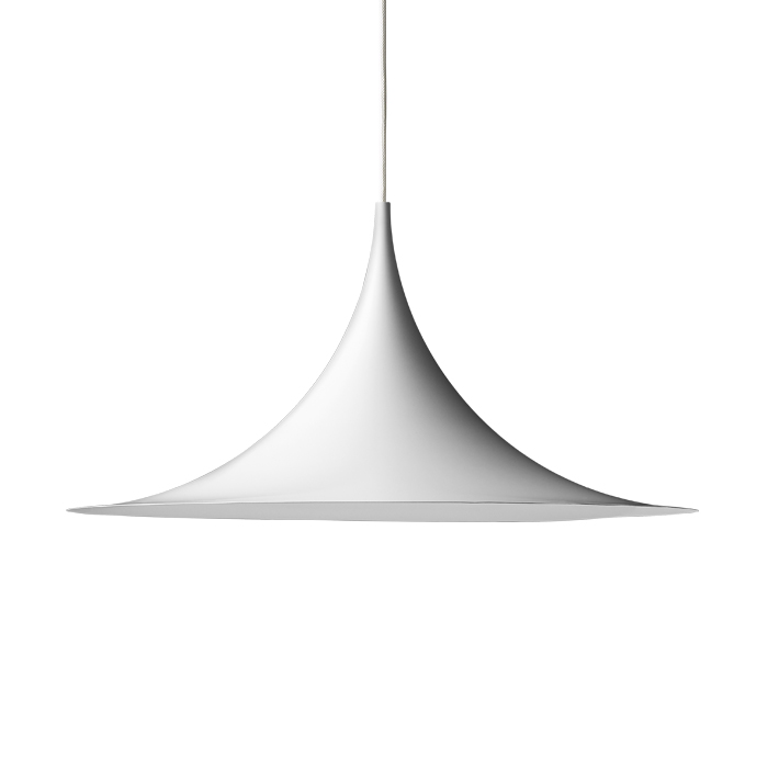 GUBI lampe à suspension SEMI Ø47 cm (Blanc - Métal)