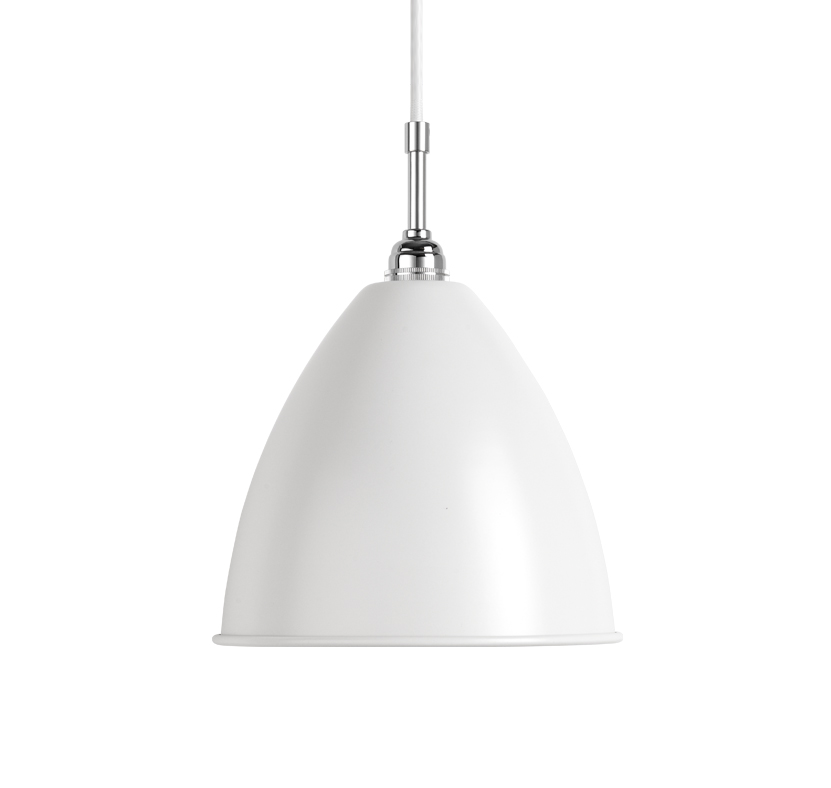 GUBI lampe à suspension BESTLITE BL9M (Blanc / Chromé - Métal)