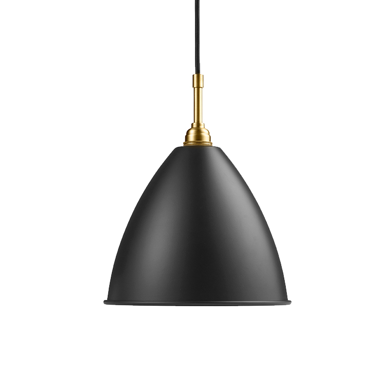 GUBI lampe à suspension BESTLITE BL9M (Anthracite / Laiton - Métal)