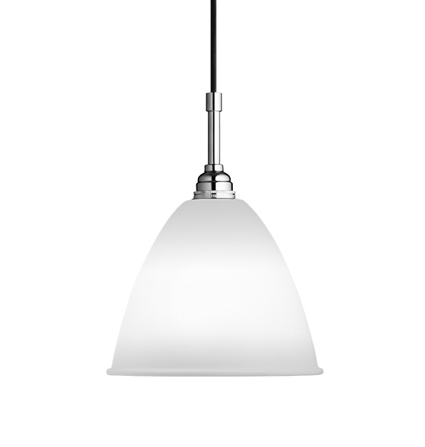 GUBI lampe à suspension BESTLITE BL9M (Porcelaine fine / Chromé - Métal)