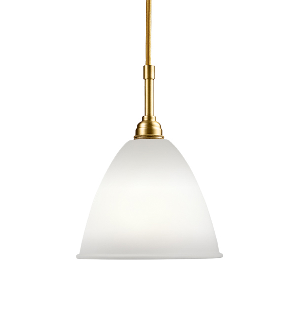 GUBI lampe à suspension BESTLITE BL9M (Porcelaine fine / Laiton - Métal)