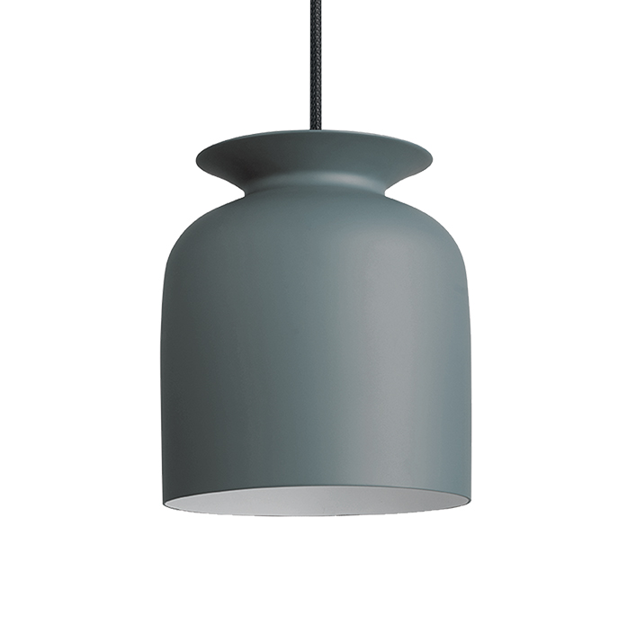 GUBI lampe à suspension RONDE Ø20 cm (Pigeon - Aluminium)