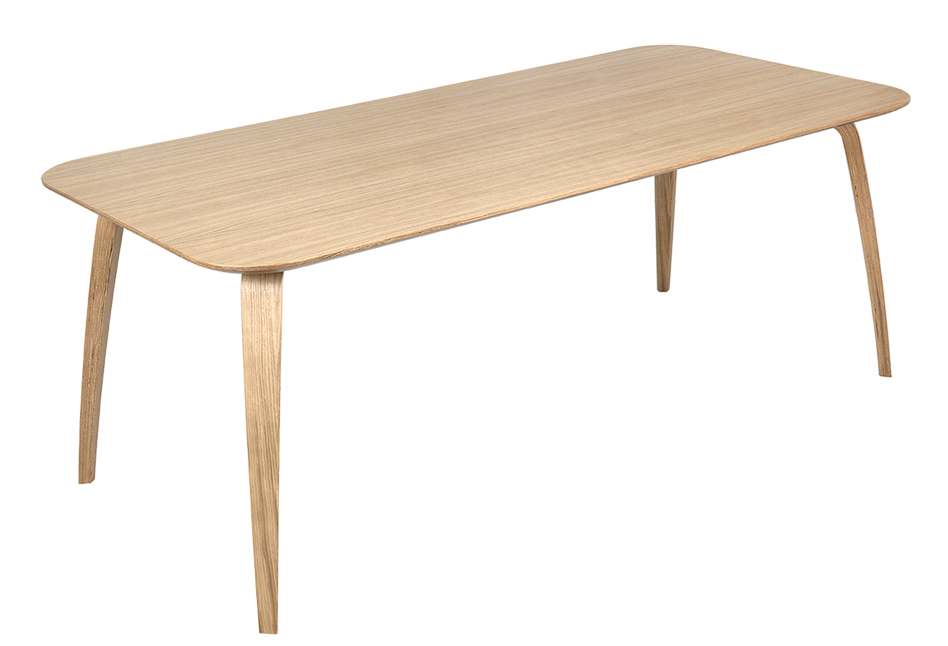 GUBI table rectangulaire DINING TABLE (Chêne - Bois)