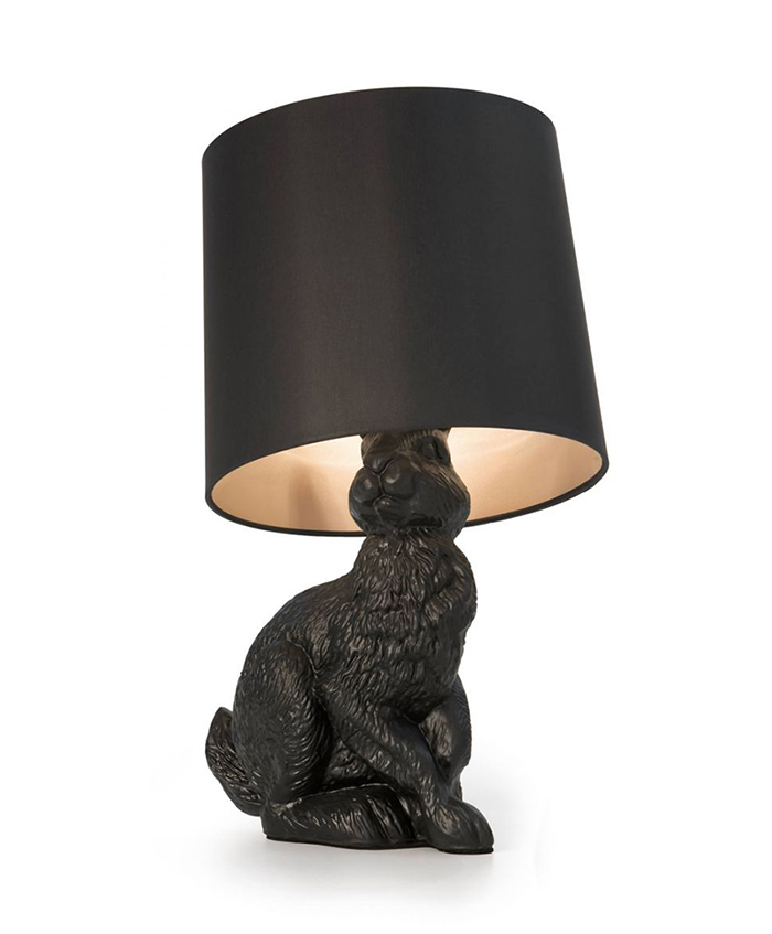 MOOOI lampe de table RABBIT LAMP (Noir - polyester)