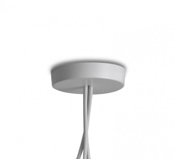 FLOS rosace multiple pour lampe à suspension AIM (Blanc - Aluminium)