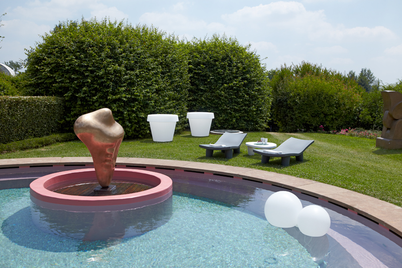 SLIDE lampe flottante pour extérieur ACQUAGLOBO