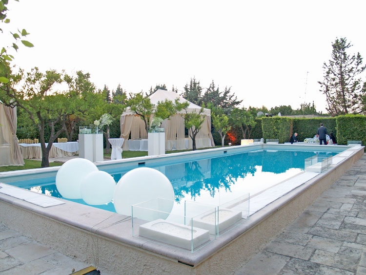 SLIDE lampe flottante pour extérieur ACQUAGLOBO