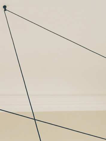 FLOS pendant lamp STRING LIGHT SPHERE 22 meters with wallrose WHITE