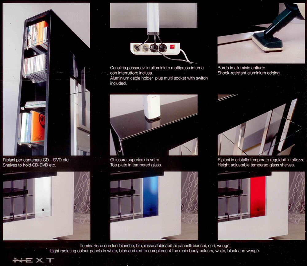 MUNARI système mural pour TV NEXT05NE