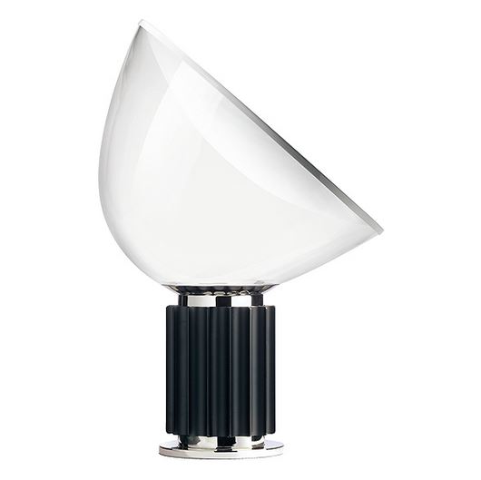 FLOS lampe de table TACCIA LED (Noir - aluminium et verre)