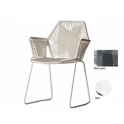 MOROSO TROPICALIA chair stainless with arms