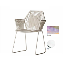 MOROSO TROPICALIA chair stainless with arms