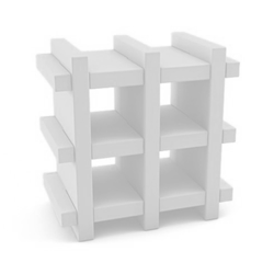 SLIDE bibliothèque MY BOOK 3X3