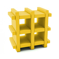 SLIDE bibliothèque MY BOOK 3X3