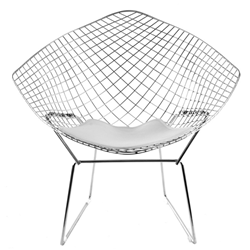 KNOLL armchair wirh cushion BERTOIA DIAMOND