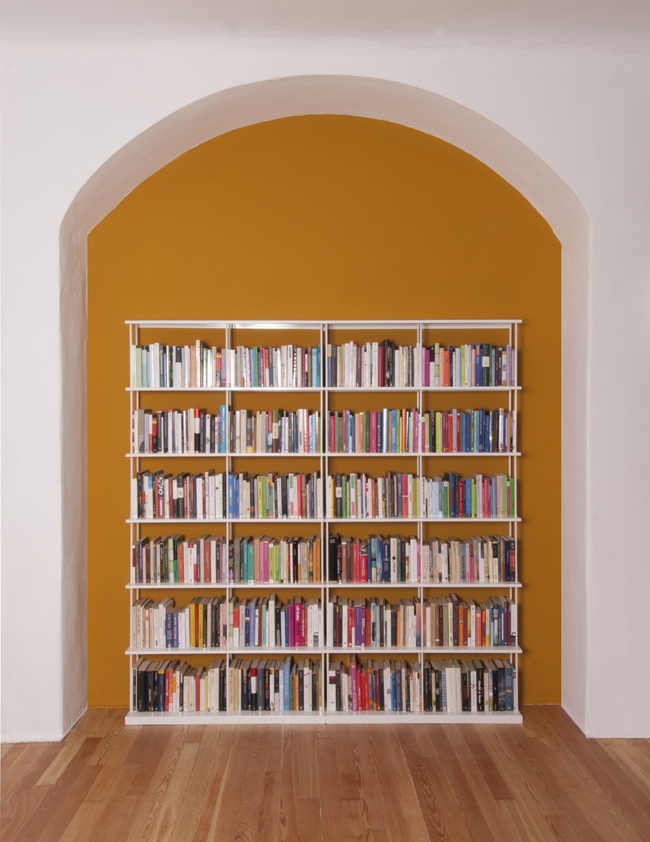 KRIPTONITE bibliothèque murale KROSSING MAXI H 203 cm avec base pour support au sol