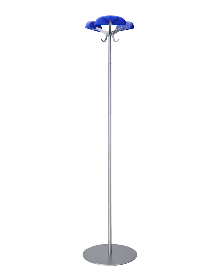 KARTELL portemanteau ALTA TENSIONE (Cobalt - acier/PMMA)