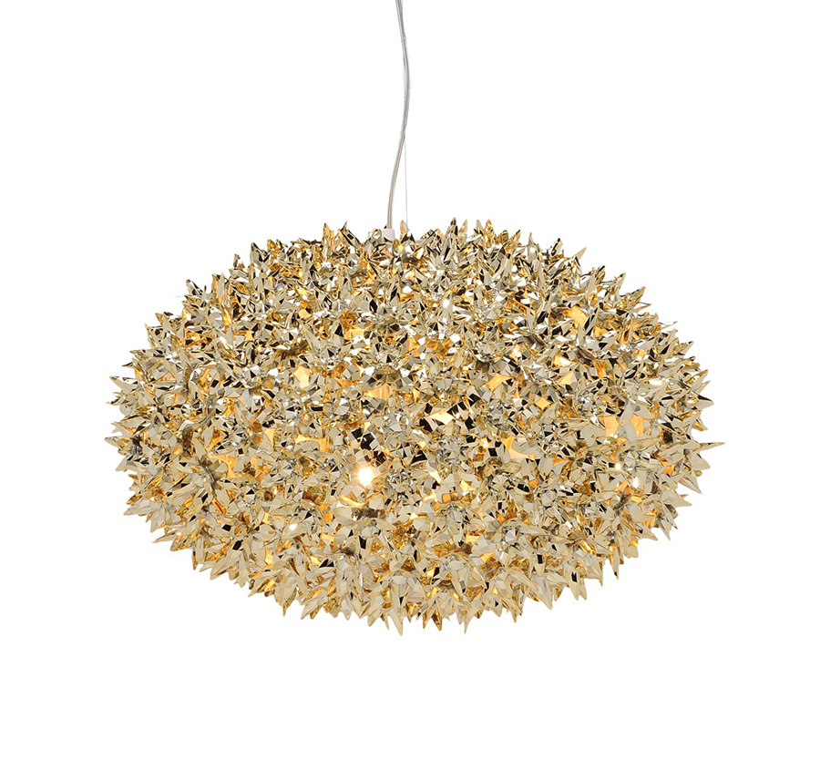 KARTELL lampe à suspension BLOOM NEW MÉTALLISÉS PRECIOUS COLLECTION (Ø 53 cm Or - Technopolymère the
