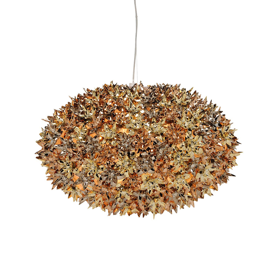 KARTELL lampe à suspension BLOOM NEW MÉTALLISÉS PRECIOUS COLLECTION (Ø 53 cm Or, Cuivre, Bronze - Te