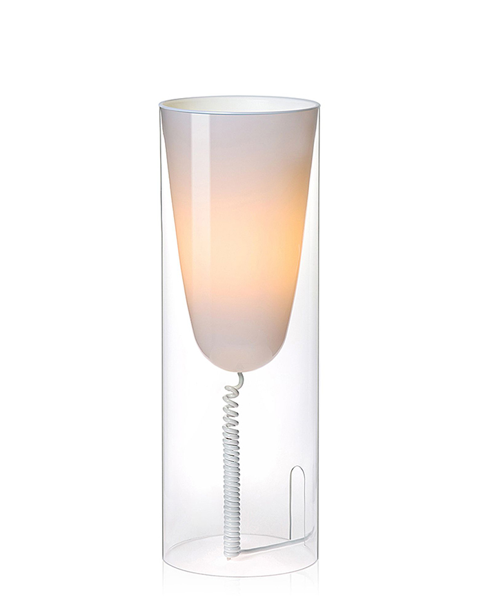 KARTELL lampe de table TOOBE (9065 Cristal - PMMA)