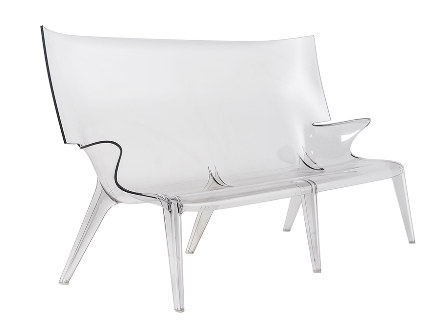 KARTELL canapé UNCLE JACK (Transparent - Polycarbonate transparent)