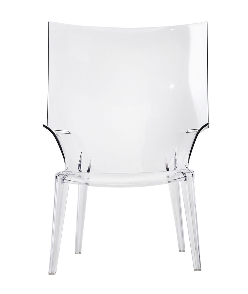 KARTELL fauteuil UNCLE JIM (Transparent - Polycarbonate transparent)