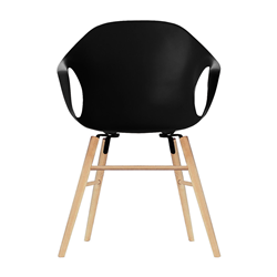 KRISTALIA armchair on wooden base ELEPHANT