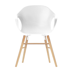 KRISTALIA armchair on wooden base ELEPHANT