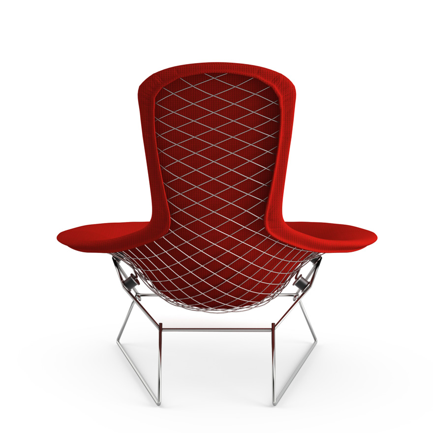 KNOLL relax armchair fully upholstered BERTOIA